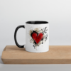 Musical Heart Mug Mock Up on a Shelf