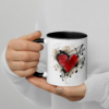 Musical Heart Mug Mock Up Woman holding